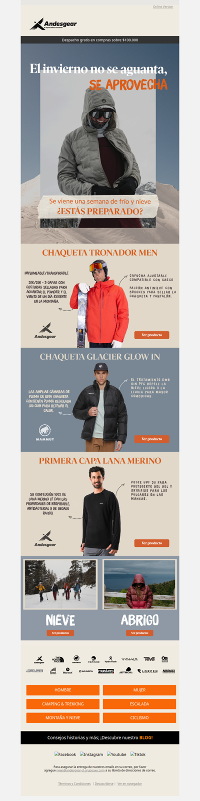 Se viene una semana de nieve. ¿Estás preparado?❄️