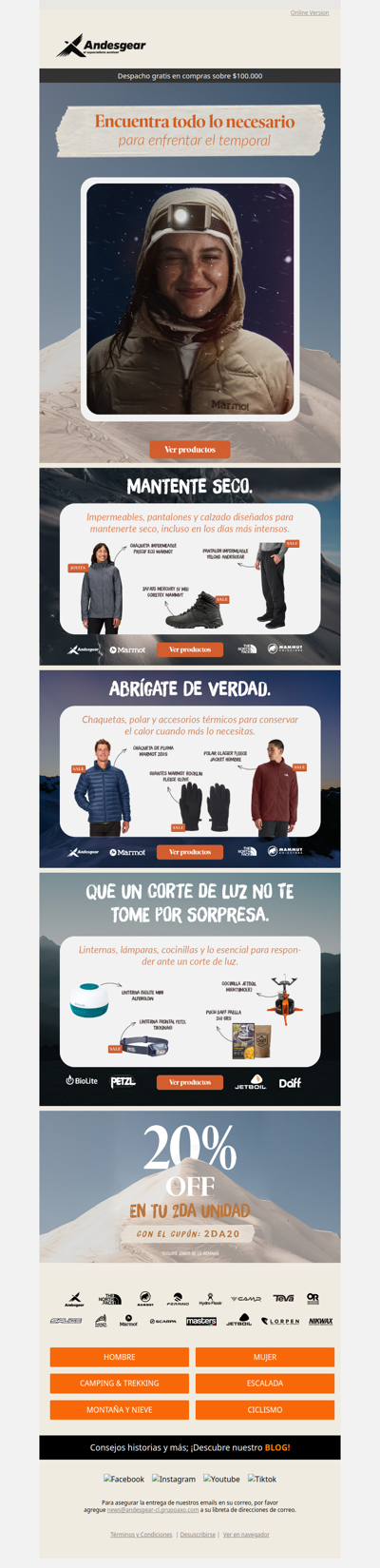 Encuentra todo lo necesario para enfrentar el temporal ☔️