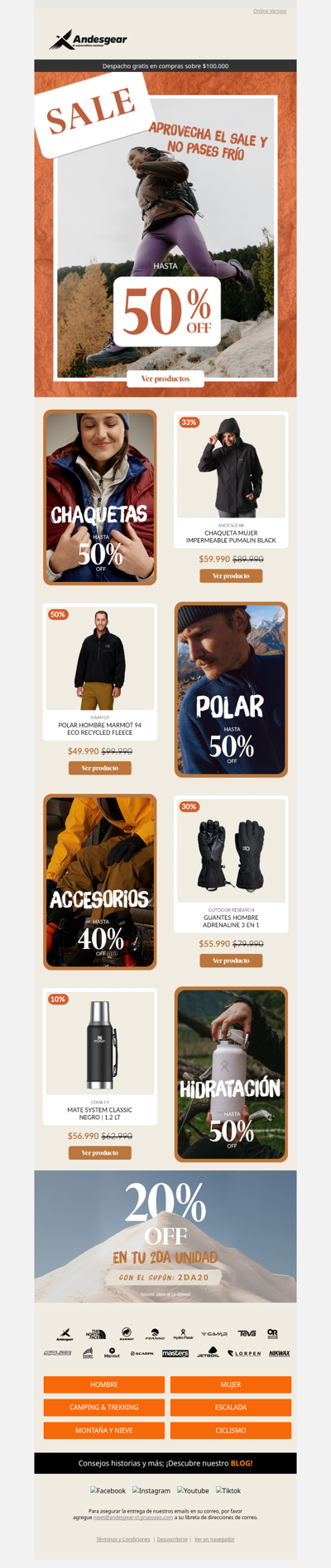 Aprovecha el SALE y no pases frío🥶
