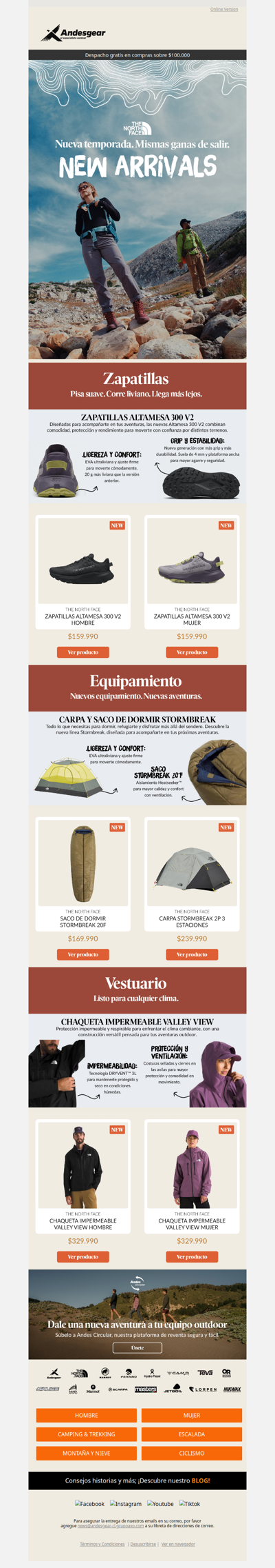 Descubre lo nuevo de The North Face🏔️