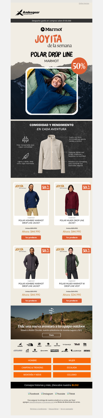 Joyita de la Semana - 50% OFF Polar Dropline🔥