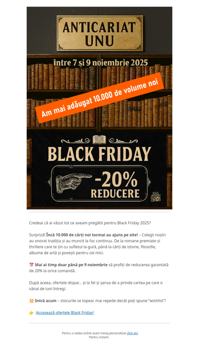 🚨 Update de ultim moment: încă 10.000 de cărți noi