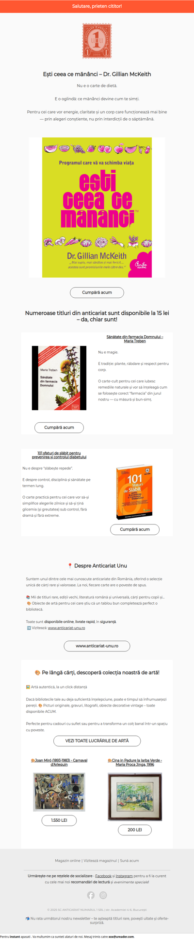 FWD: Ești ceea ce mănânci