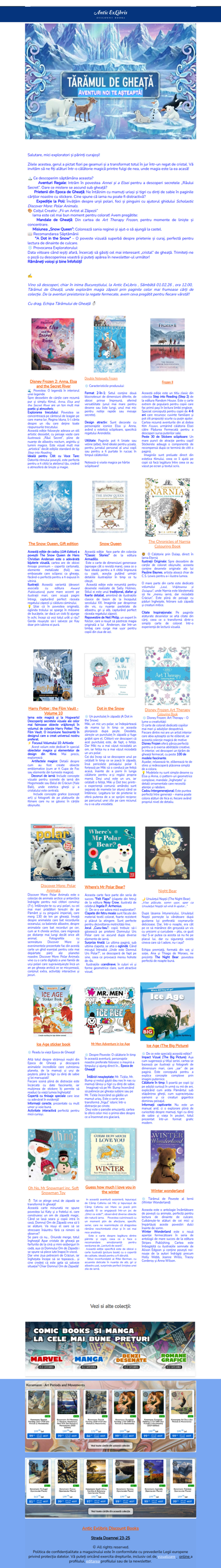 ❄️Invitație Specială în Tărâmul de Gheață! ❄️