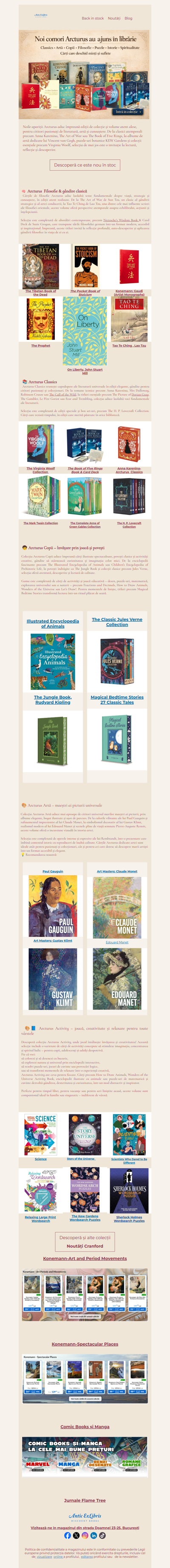 📚Au sosit noutățile Arcturus! Descoperă noile titluri! ⭐