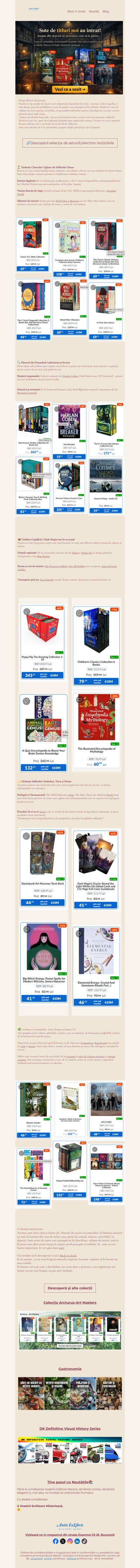 📣❤️‍🔥  Sute de noi titluri au intrat! Șoapte din depozit ne povestesc cum să le găsim.