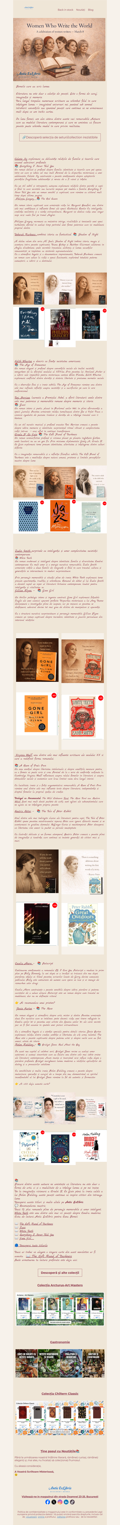 ✍️ ❤️ ‍💪Femeile care au scris lumea — o selecție Antic ExLibris