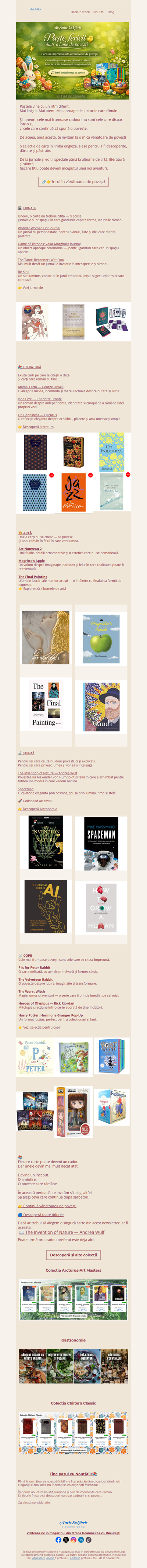 🌿 Paște fericit dintr-o lume de povești!