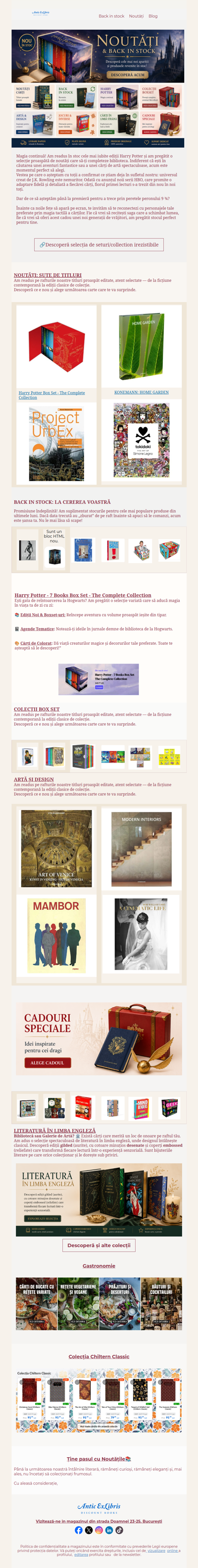 ⚡Harry Potter vine cu noutăți și sute de titluri noi, iar la cerere, s-au întors edițiile tale favorite!