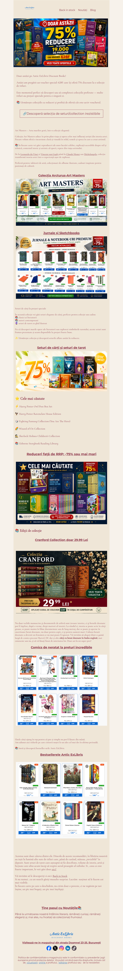 📚😱 Doar astăzi ❗️❗️❗️Momentul perfect să descoperi sau să completezi colecțiile preferate 📣