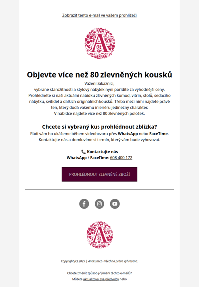 Výjimečné kusy nyní se slevou až 30 %