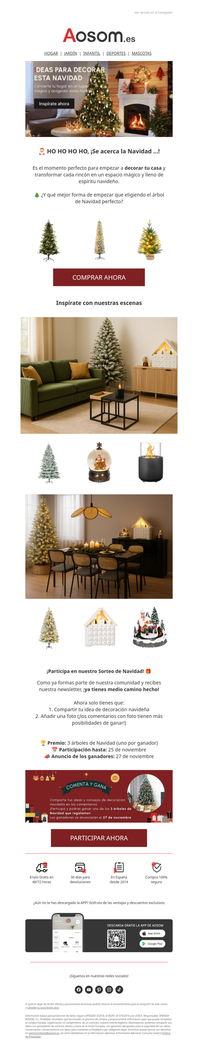 🎄 Inspírate con nuestras ideas de decoración +SORTEO