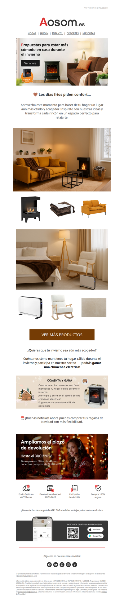 Haz tu hogar más acogedor este invierno + SORTEO