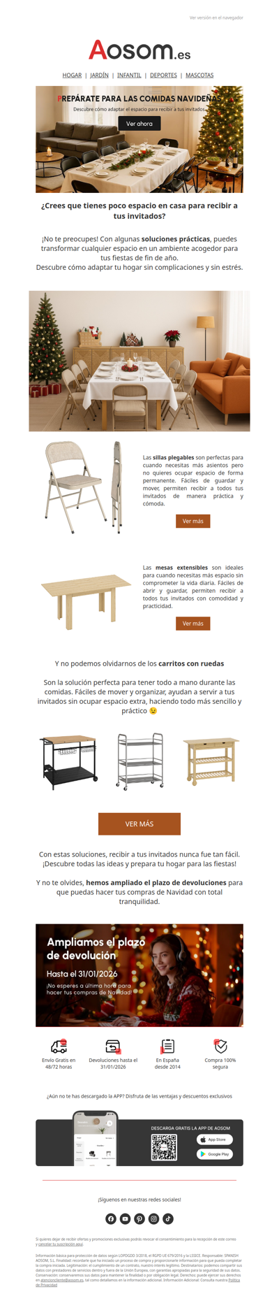 🎄 Prepara tu hogar para las fiestas de Navidad