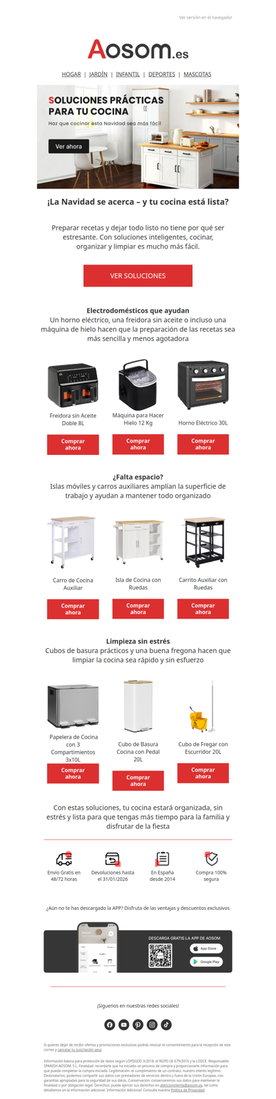 🎄 ¡Tu cocina lista para la Navidad!