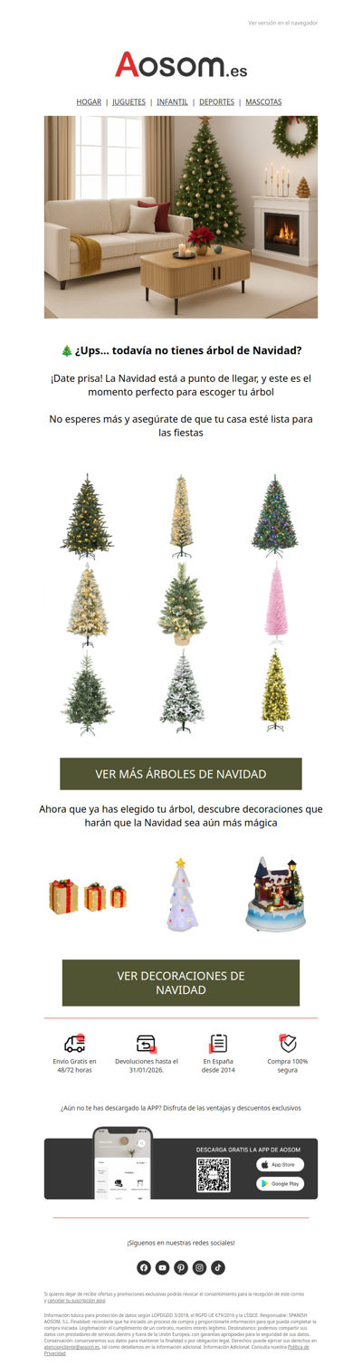 🎄¿Todavía no tienes árbol de Navidad?