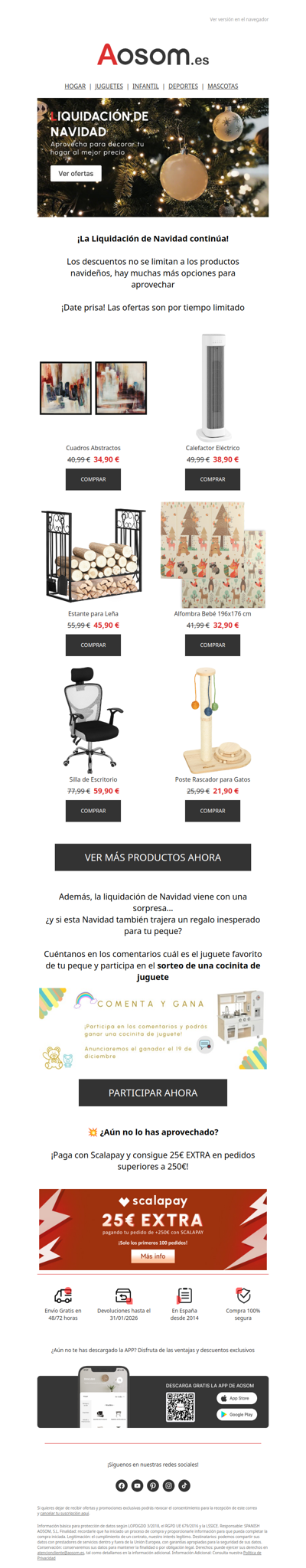 ⚡ ¡No te pierdas la Liquidación de Navidad!