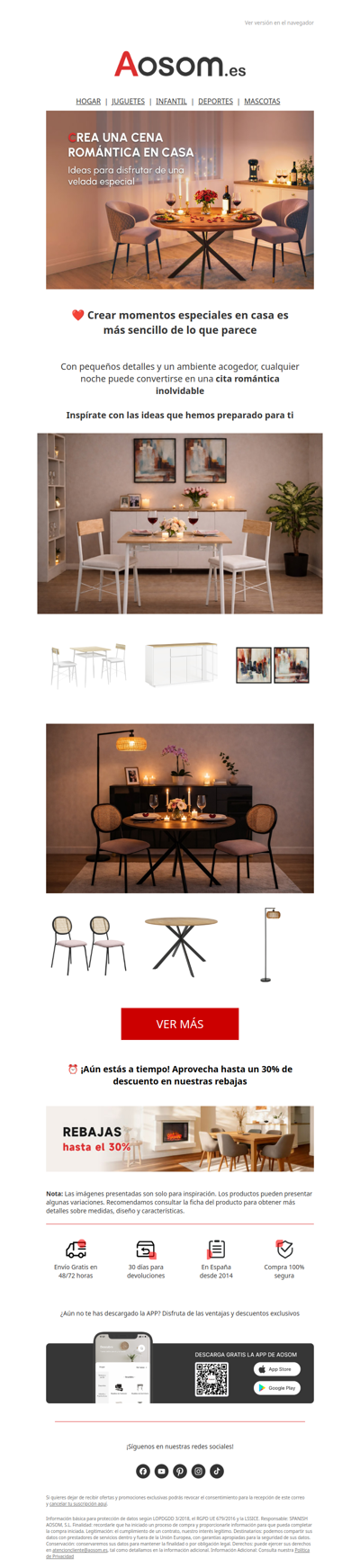 ❤ Noche romántica en casa: inspírate ahora