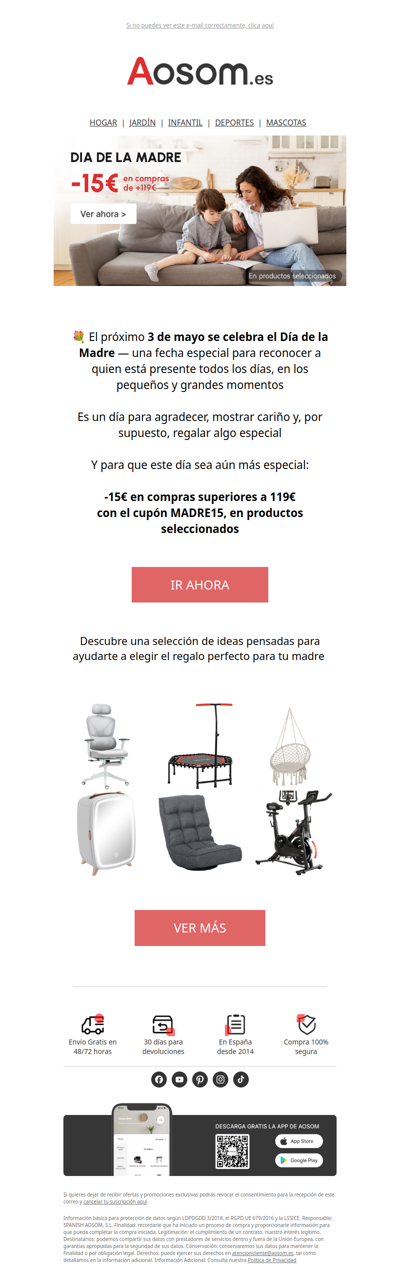 Día de la Madre: ¿ya has elegido el regalo?