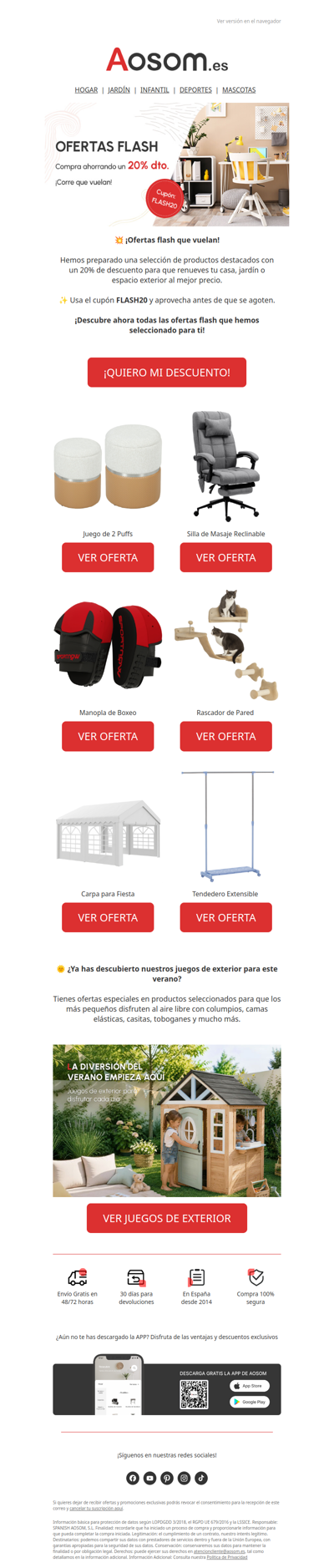 ⚡¡Ofertas flash por tiempo limitado!