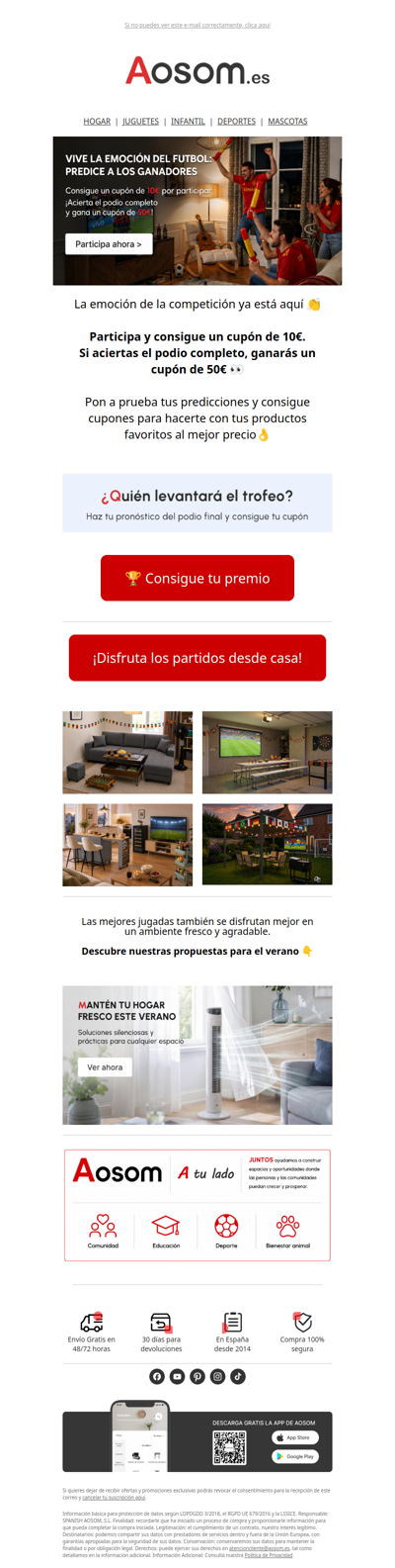 ⚽¿Te atreves a predecir el podio? Gana 50€