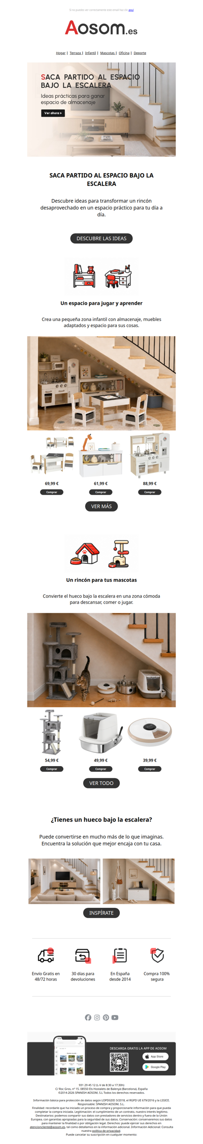 Ideas para aprovechar el espacio bajo la escalera 🏠