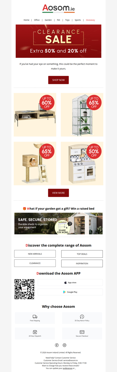 Clearance: 50% off and 20% off while stocks last 🔥