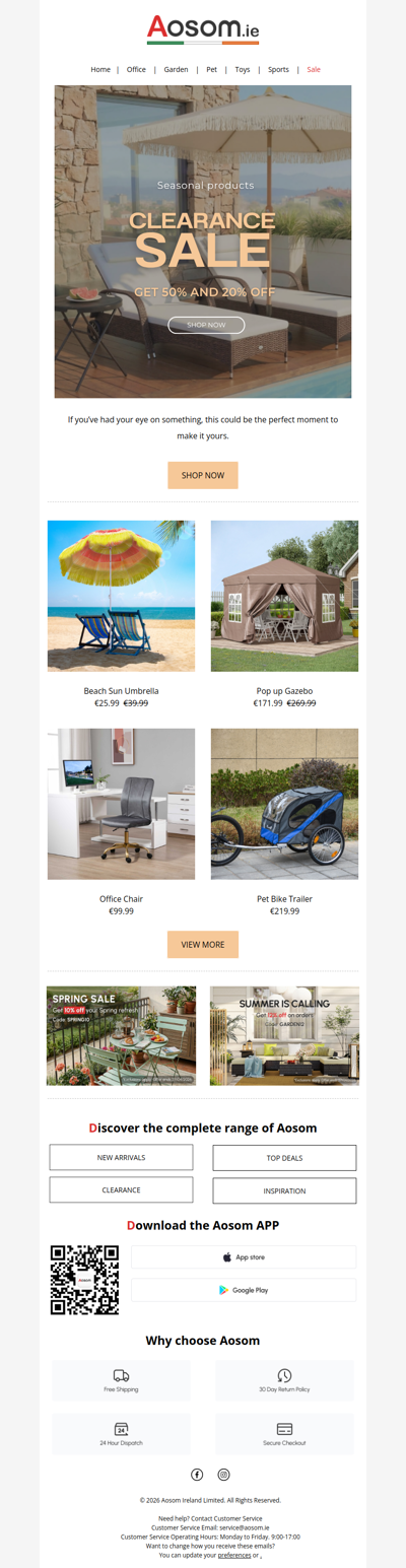 Clearance: 50% off and 20% off 🔥