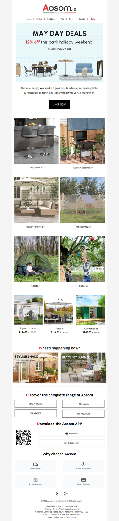 Bank Holiday Deals ❣️