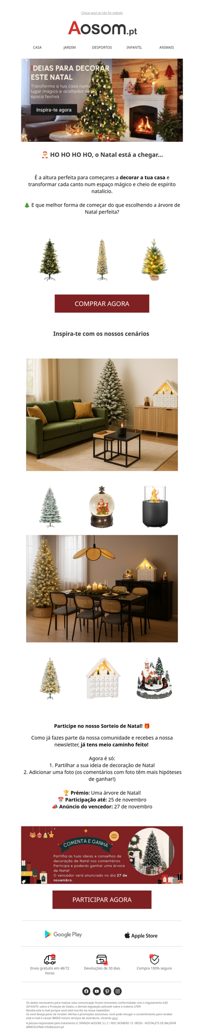 🎄Inspira-te com as nossas ideias de decoração +SORTEIO