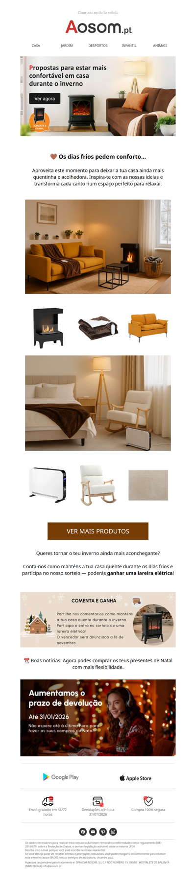 Torna a tua casa mais acolhedora neste inverno + SORTEIO