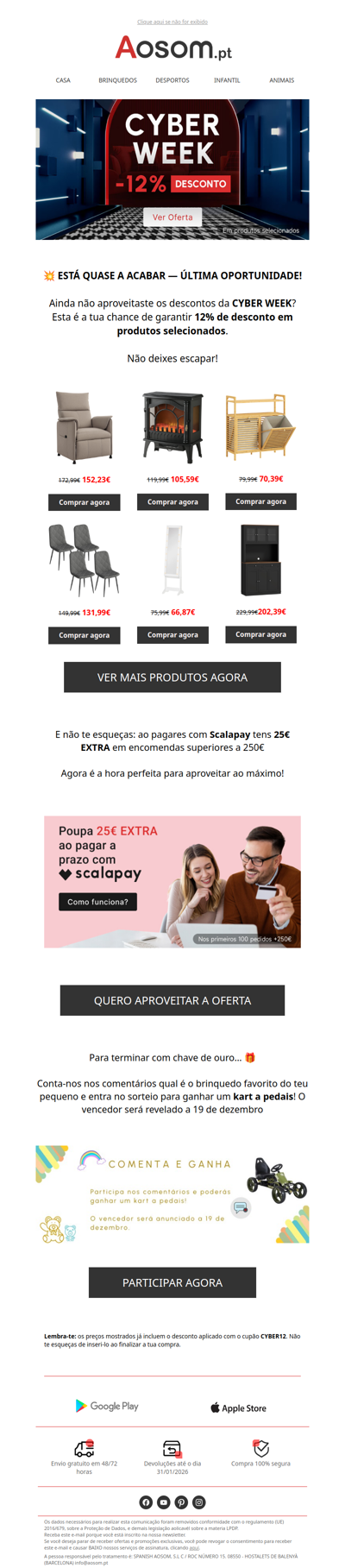 💥 CYBER WEEK: Última chamada