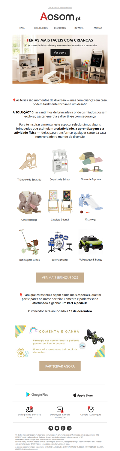 🎈Férias com crianças + SORTEIO