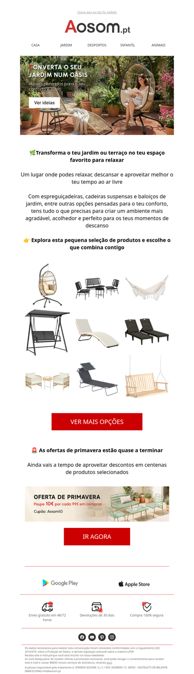 🌿 Cria o teu espaço de relax