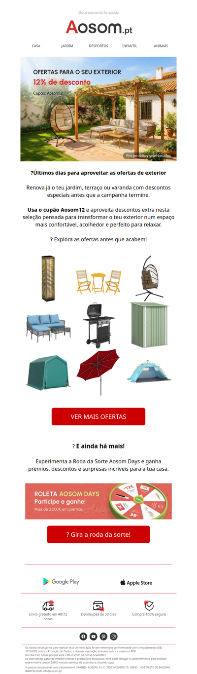 ⌛ÚLTIMOS DIAS de ofertas para o exterior!