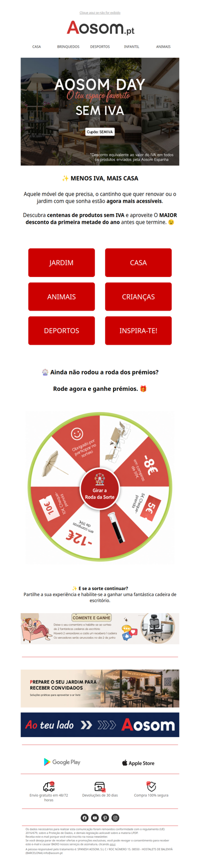 Os dias SEM IVA estão de volta 💸