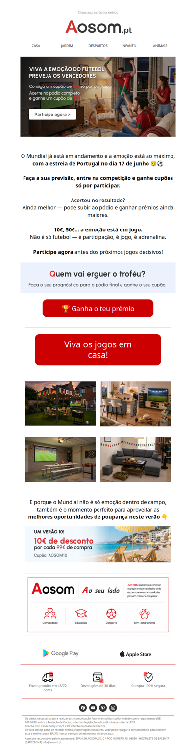 Quem acerta o pódio ganha 50€⚽