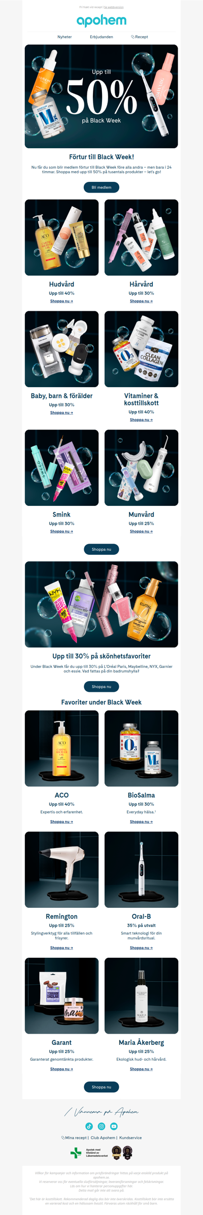 Nu startar Black Week med upp till 50% 🖤