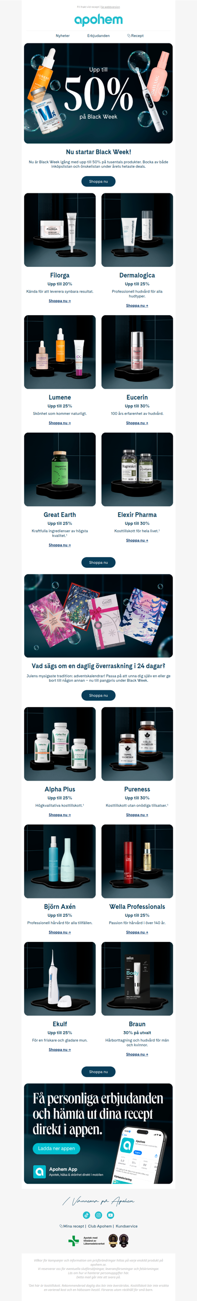 Klara, färdiga, gå – BLACK WEEK 🖤