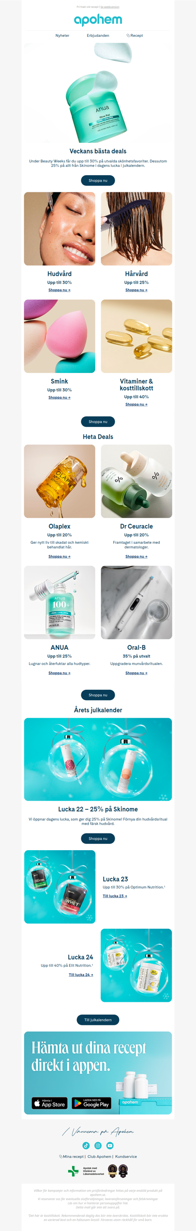 Upp till 30% rabatt ✨