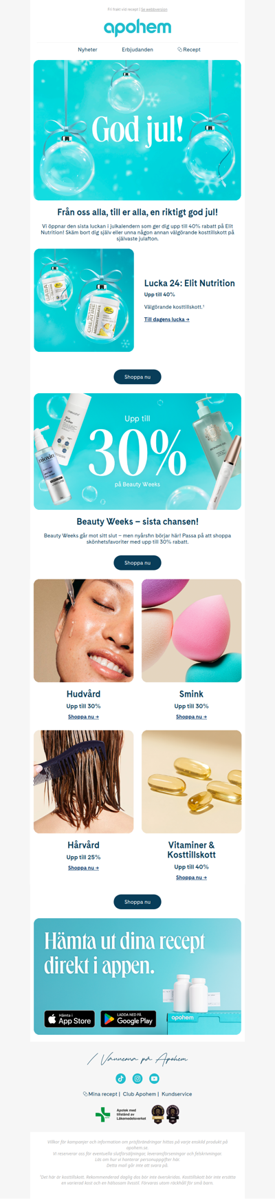 Vi öppnar sista luckan i julkalendern 🎁