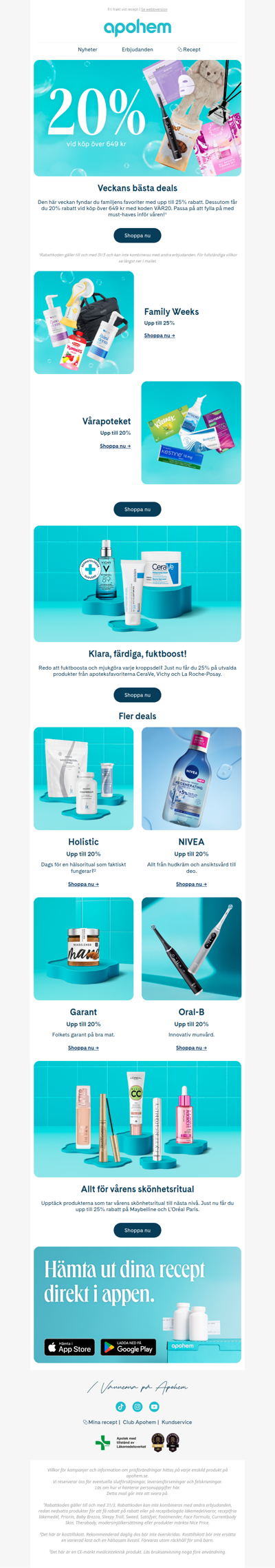 Veckans bästa deals 🩵