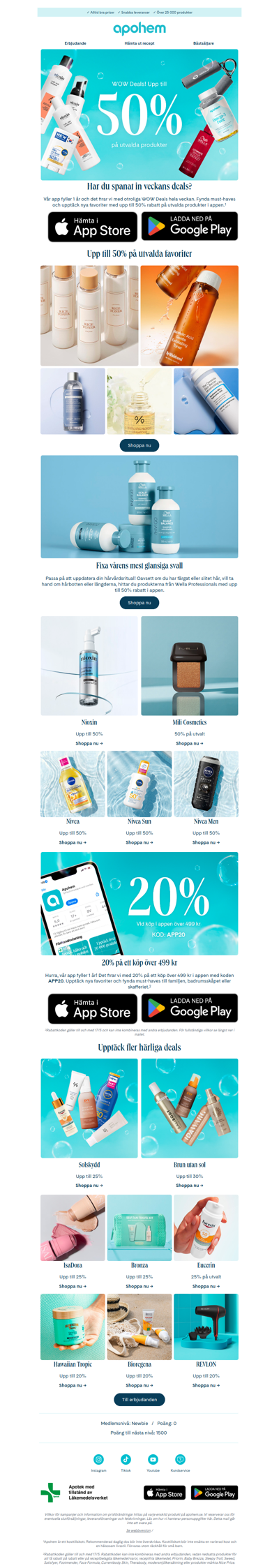 WOW Deals! Upp till 50% rabatt 🔥