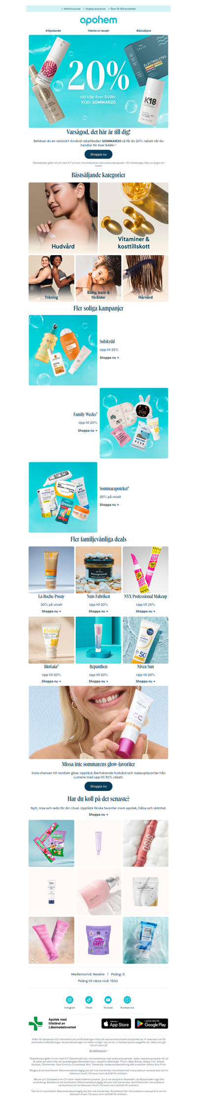 En kod för lite extra self-care ✨