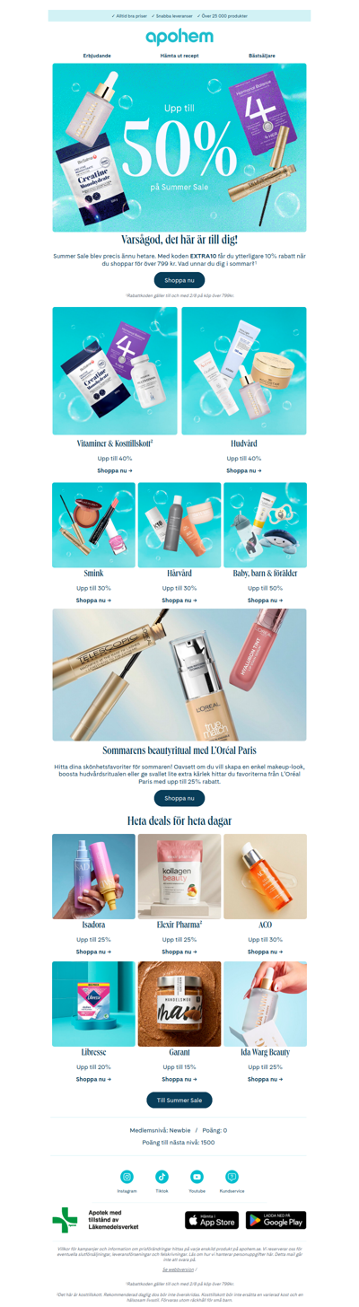Summer Sale blev precis hetare 🔥