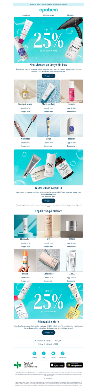 Final call – upp till 25% på beauty ✨