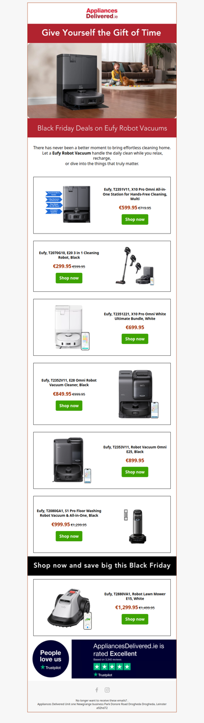 Let Eufy Do the Cleaning — You Enjoy the Time! Black Friday Deals Inside.