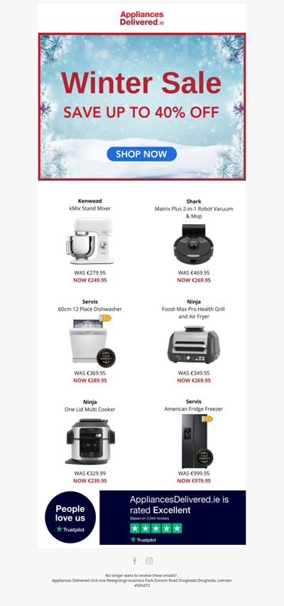 ⭐Save big in our Winter Sale!