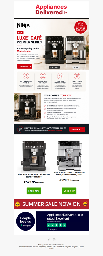 Meet the NEW Ninja Luxe™ Café Premier Series ☕ Barista Coffee at Home