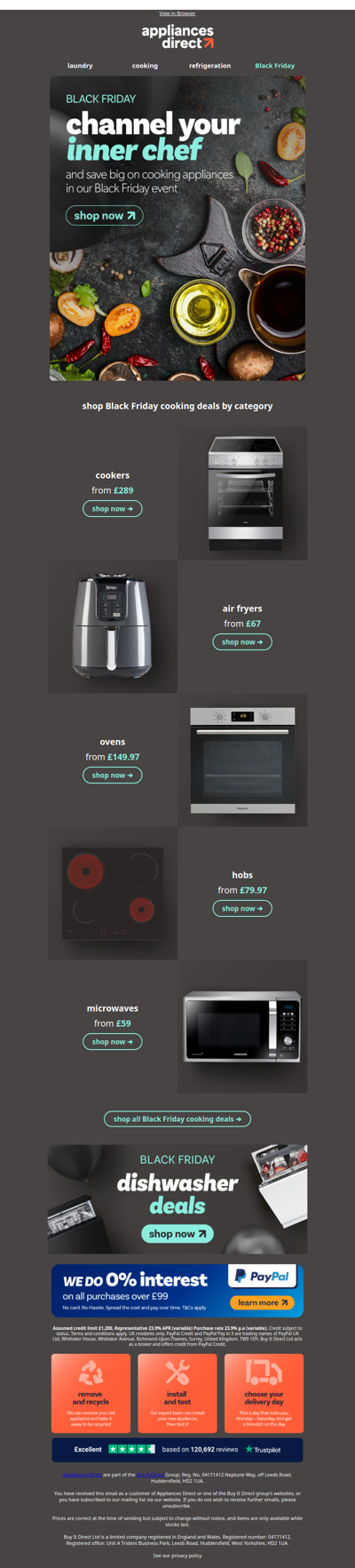 BLACK FRIDAY | Cooking deals from £59 👨‍🍳